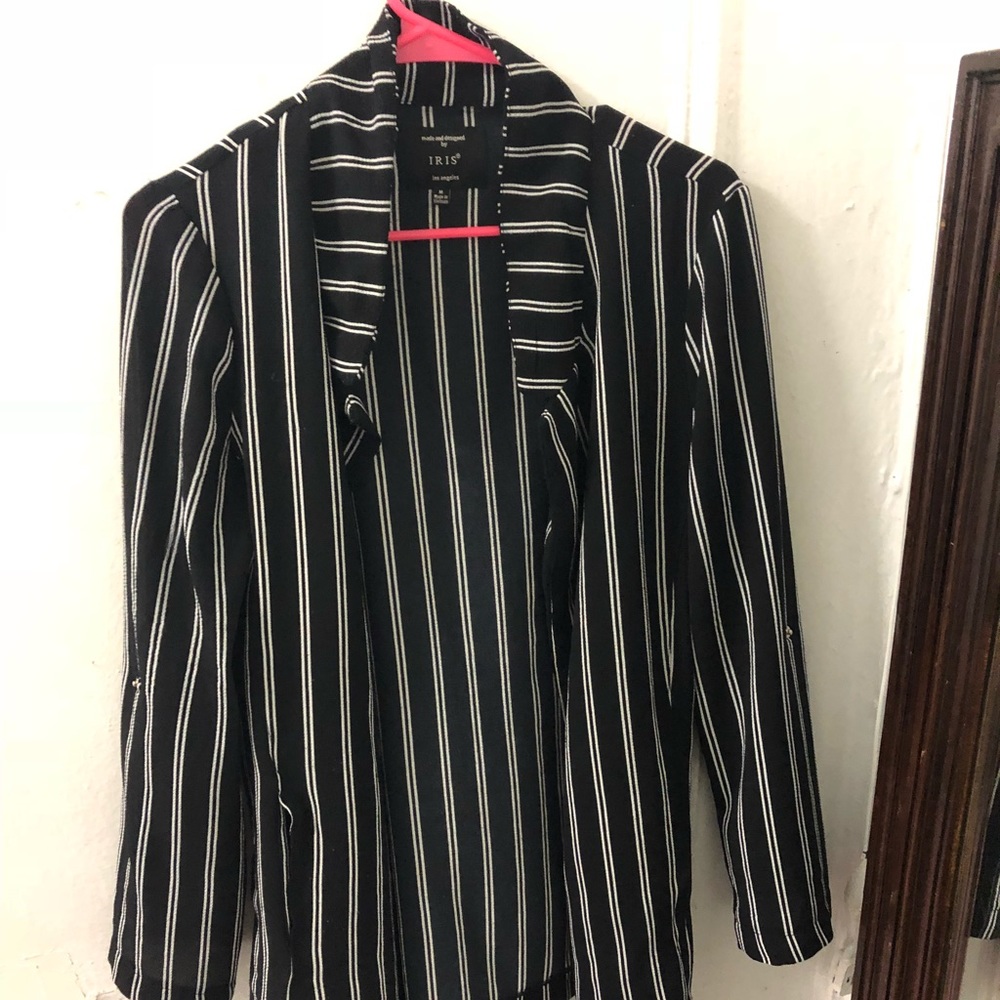 Striped soft jacket - Picture 2 of 4